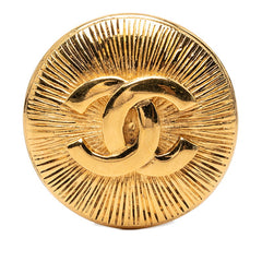 シャネル ココマーク ブローチ ゴールド メッキ レディース CHANEL 【中古】