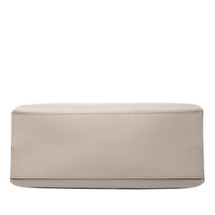 グッチ バンブー デイリー ショルダーバッグ ハンドバッグ 2WAY 392013 グレー レザー レディース GUCCI 【中古】