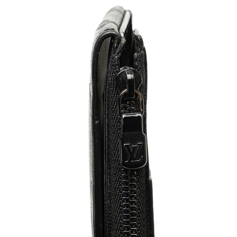 ルイ ヴィトン モノグラム シャドウ ハイブリット ウォレット コインケース パスケース M81526 ノワール ブラック レザー メンズ LOUIS VUITTON 【中古】