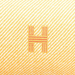 エルメス ブリッドアブラックPM ハンドバッグ オレンジ ブラウン キャンバス レディース HERMES 【中古】