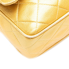 シャネル マトラッセ ココマーク ココボール チェーンショルダーバッグ ゴールド ラムスキン レディース CHANEL 【中古】