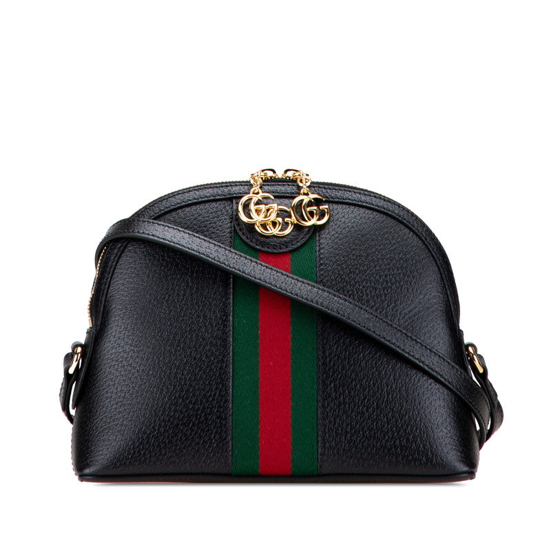 グッチ オフィディア 斜め掛け ショルダーバッグ 719881 ブラック マルチカラー レザー レディース GUCCI 【中古】
