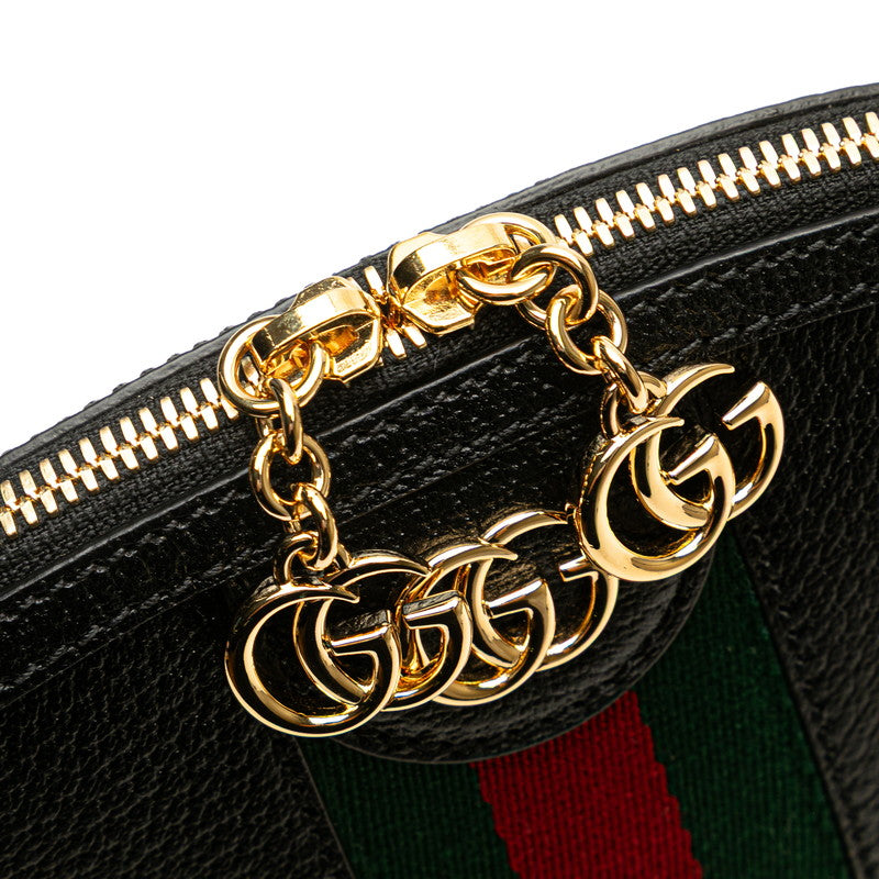 グッチ オフィディア 斜め掛け ショルダーバッグ 719881 ブラック マルチカラー レザー レディース GUCCI 【中古】