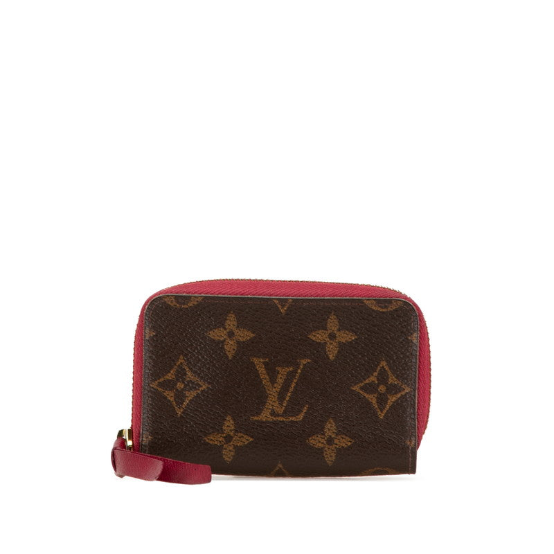 ルイ ヴィトン モノグラム ミュティカルト カードケース M61299 フューシャ レッド PVC レザー レディース LOUIS VUITTON 【中古】