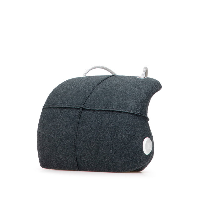 シャネル ヒップバッグ ショルダーバッグ グレー ウール レディース CHANEL 【中古】