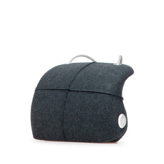 シャネル ヒップバッグ ショルダーバッグ グレー ウール レディース CHANEL 【中古】
