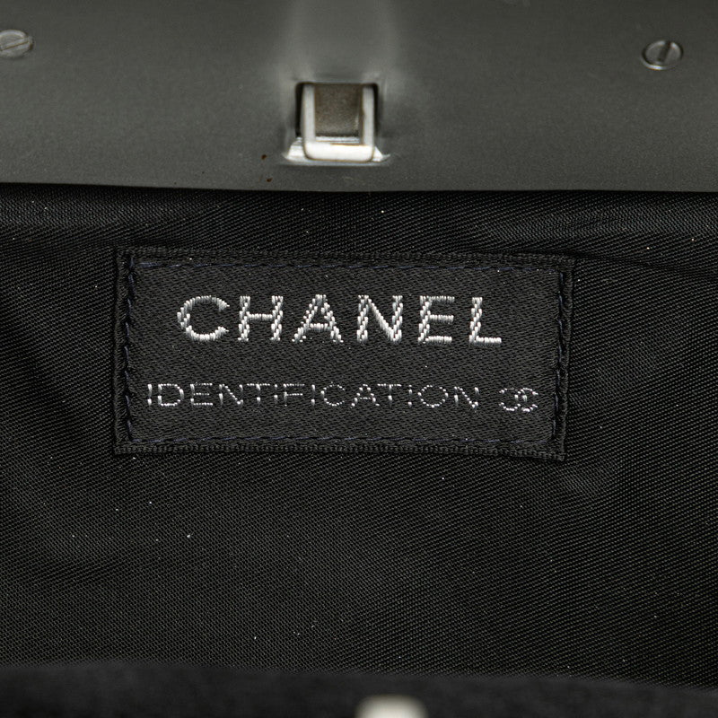 シャネル ヒップバッグ ショルダーバッグ グレー ウール レディース CHANEL 【中古】