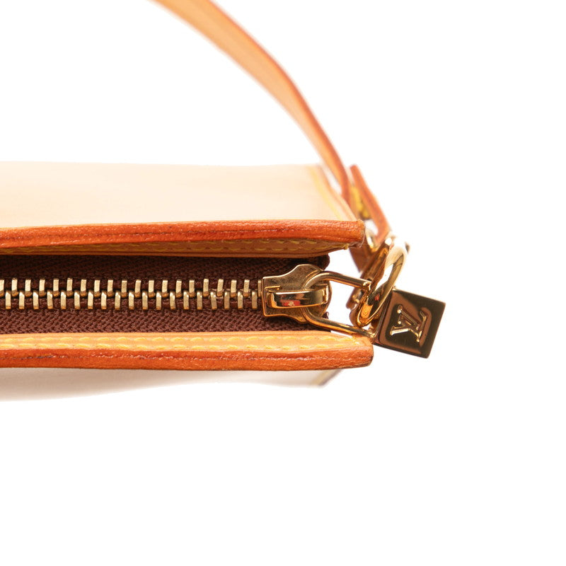 ルイ ヴィトン カバ アンブル 付属 ポーチ ブラウン レザー レディース LOUIS VUITTON 【中古】