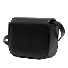 セリーヌ トリオンフ ミニ クロード 斜め掛け ショルダーバッグ ブラック レザー レディース CELINE 中古