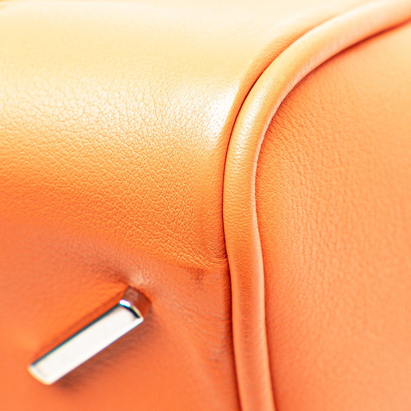 ロエベ アマソナ ハンドバッグ ショルダーバッグ 2WAY オレンジ レザー レディース LOEWE 【中古】