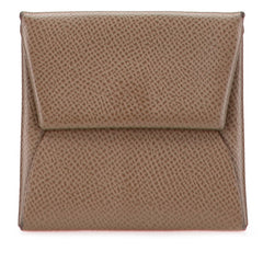 エルメス バスティア コインケース 小銭入れ エトゥープ グレー ヴォーエプソン レディース HERMES 【中古】