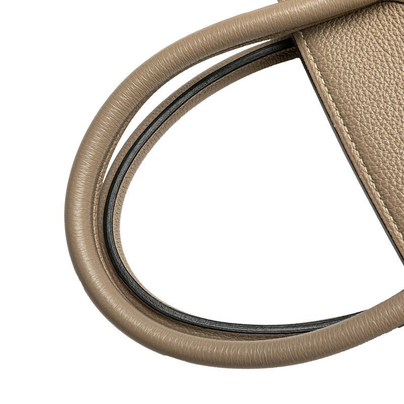 エルメス バーキン35 ハンドバッグ トゥルティエールグレー シルバー金具 トゴ レディース HERMES 【中古】
