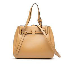 ロエベ アナグラムロゴ ラゾ ミニ ハンドバッグ ショルダーバッグ 2WAY ベージュ レザー レディース LOEWE 【中古】