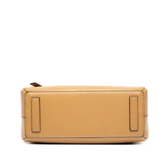 ロエベ アナグラムロゴ ラゾ ミニ ハンドバッグ ショルダーバッグ 2WAY ベージュ レザー レディース LOEWE 【中古】