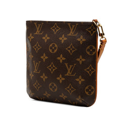ルイ ヴィトン モノグラム パルティシオン アクセサリーポーチ M51901 ブラウン PVC レザー レディース LOUIS VUITTON 【中古】