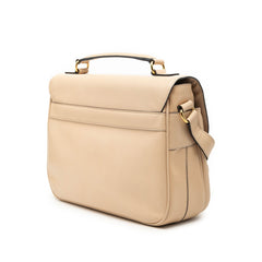 セリーヌ ハンドバッグ ショルダーバッグ ベージュ レザー レディース CELINE 【中古】