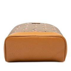 グッチ × Disney ディズニー GGスプリーム ミッキーマウス リュック バックパック 552884 ブラウン マルチカラー PVC レザー レディース GUCCI 【中古】