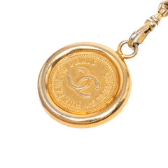シャネル ヴィンテージ ロゴ チェーン ベルト ゴールド メッキ メンズ CHANEL 【中古】