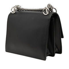 フェンディ キャナイ ミニ チェーン ショルダーバッグ 8M0381 ブラック レザー レディース FENDI 中古