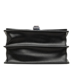 フェンディ キャナイ ミニ チェーン ショルダーバッグ 8M0381 ブラック レザー レディース FENDI 中古