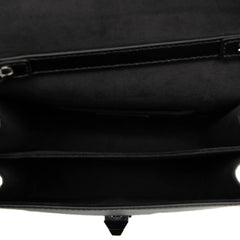 フェンディ キャナイ ミニ チェーン ショルダーバッグ 8M0381 ブラック レザー レディース FENDI 中古