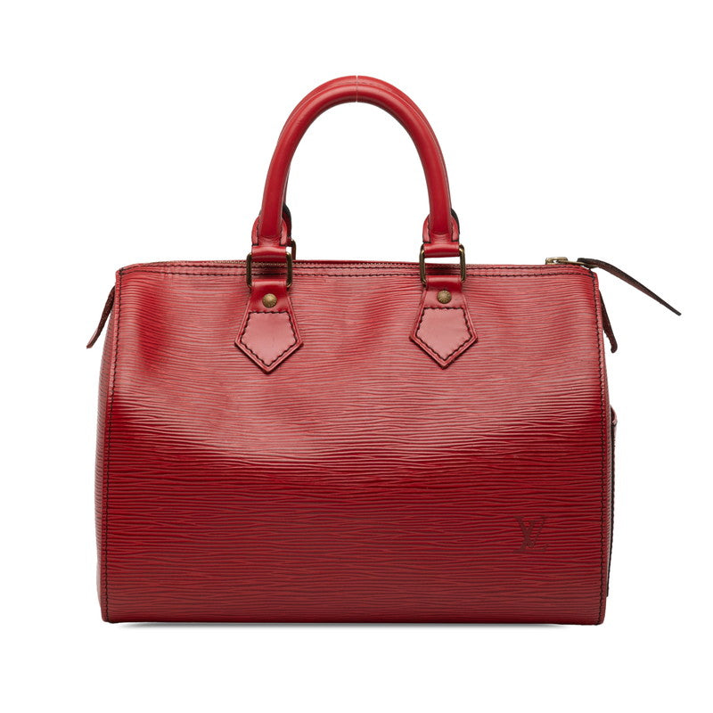 ルイ ヴィトン エピ スピーディ25 ボストンバッグ M59237 カスティリアンレッド レザー レディース LOUIS VUITTON 【中古】