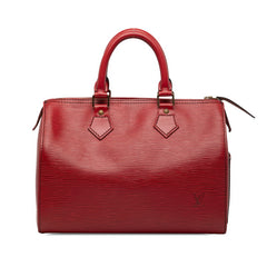 ルイ ヴィトン エピ スピーディ25 ボストンバッグ M59237 カスティリアンレッド レザー レディース LOUIS VUITTON 【中古】