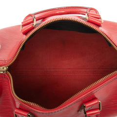 ルイ ヴィトン エピ スピーディ25 ボストンバッグ M59237 カスティリアンレッド レザー レディース LOUIS VUITTON 【中古】