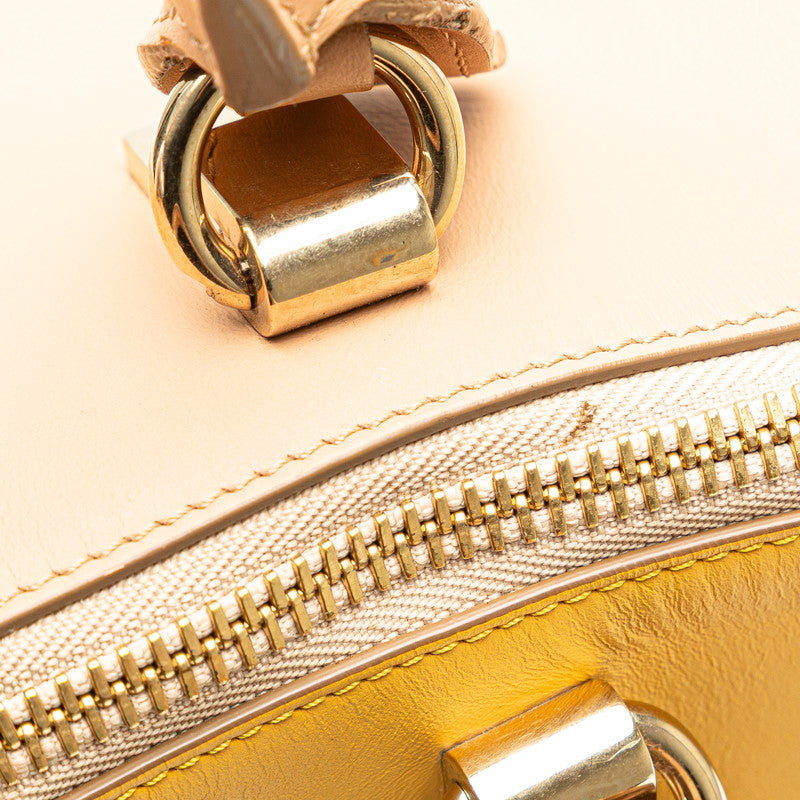 クロエ ベイリー ハンドバッグ ショルダーバッグ 2WAY ベージュ イエロー レザー レディース Chloe 【中古】