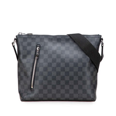 ルイ ヴィトン ダミエ グラフィット ミックPM ショルダーバッグ N41211 ブラック PVC レザー メンズ LOUIS VUITTON 【中古】