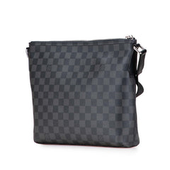ルイ ヴィトン ダミエ グラフィット ミックPM ショルダーバッグ N41211 ブラック PVC レザー メンズ LOUIS VUITTON 【中古】