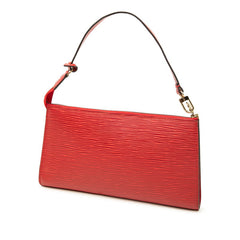 ルイ ヴィトン エピ ポシェット アクセソワール アクセサリーポーチ M52947 カスティリアンレッド レザー レディース LOUIS VUITTON 中古