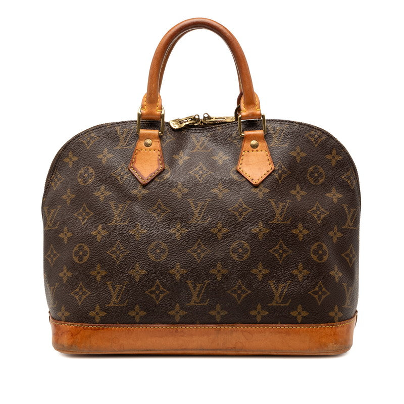 ルイ ヴィトン モノグラム アルマPM 旧型 ハンドバッグ M51130 ブラウン PVC レザー レディース LOUIS VUITTON 【中古】