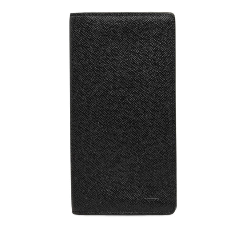 ルイ ヴィトン タイガ ポルトフォイユ ロン 長財布 M33402 ノワール ブラック レザー メンズ LOUIS VUITTON 中古