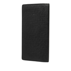 ルイ ヴィトン タイガ ポルトフォイユ ロン 長財布 M33402 ノワール ブラック レザー メンズ LOUIS VUITTON 中古