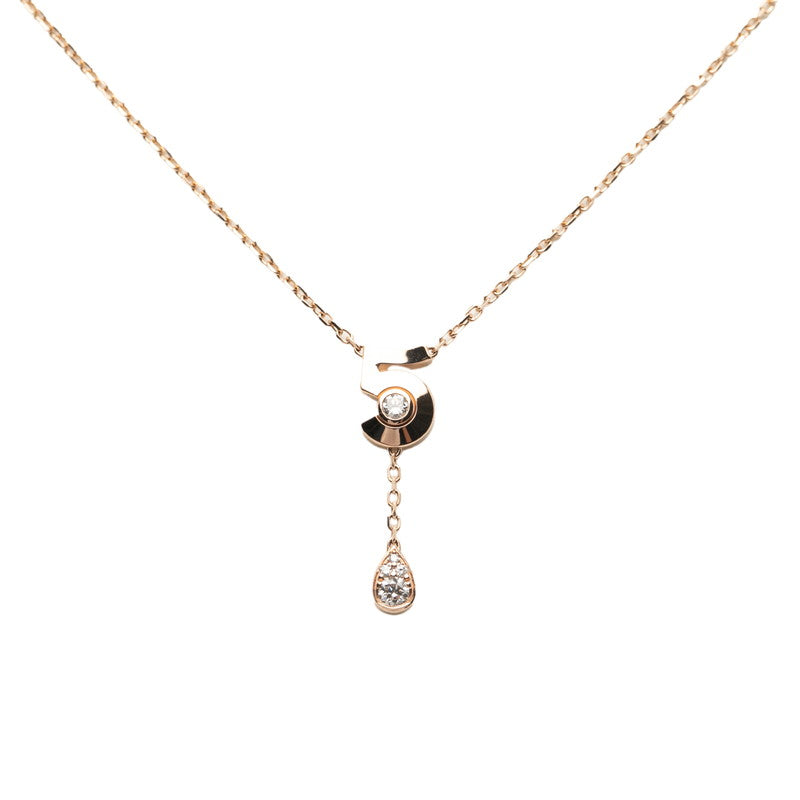 シャネル J12429 K18BG ベージュゴールド(刻印750) ダイヤ0.16ct エクストレ ドゥ N°5 ペンダントネックレス レディース CHANEL 【中古】