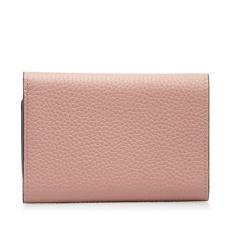ルイ ヴィトン ポルトフォイユ カプシーヌ コンパクト 三つ折り財布 M62156 ピンク トリヨンレザー レディース LOUIS VUITTON 【中古】