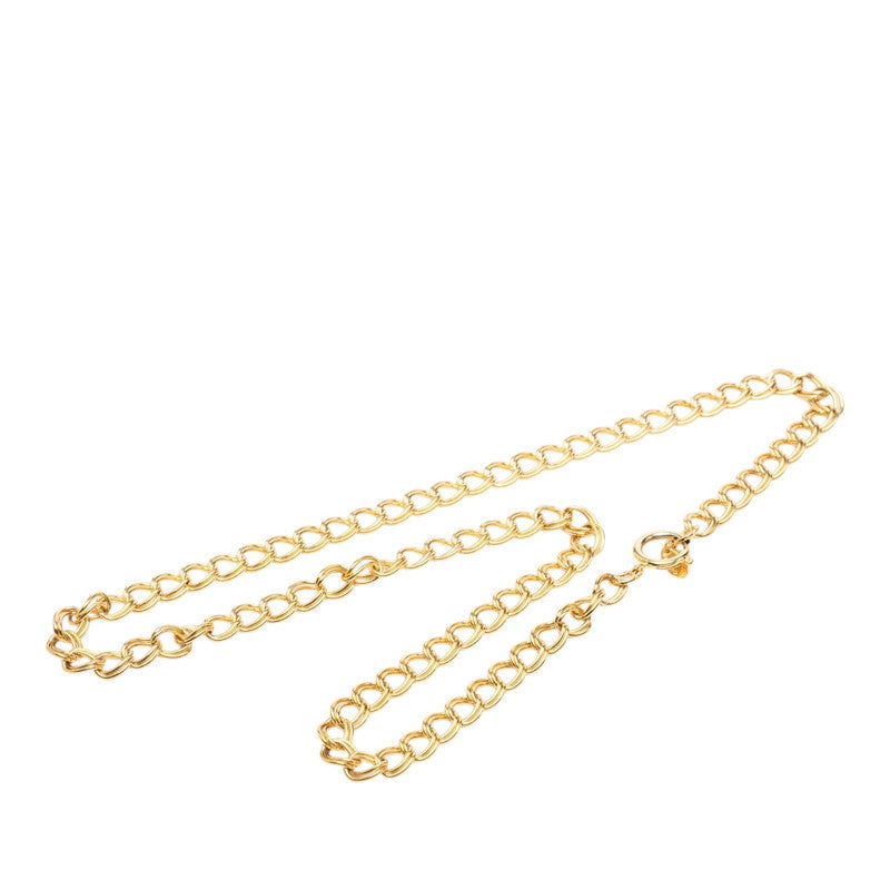 シャネル チェーン ネックレス ゴールド メッキ レディース CHANEL 中古