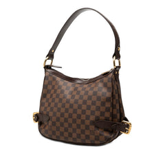 ルイ ヴィトン ダミエ ハイバリー ワンショルダーバッグ N51200 ブラウン PVC レザー レディース LOUIS VUITTON 【中古】