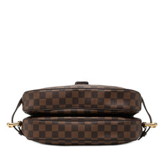 ルイ ヴィトン ダミエ ハイバリー ワンショルダーバッグ N51200 ブラウン PVC レザー レディース LOUIS VUITTON 【中古】