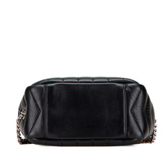 サンローラン ルル ボーリング チェーン ショルダーバッグ 457588 ブラック レザー レディース SAINT LAURENT 【中古】