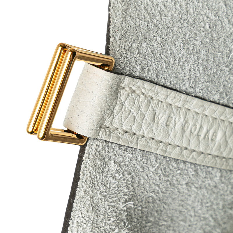 エルメス ピコタンロックPM ハンドバッグ ニューホワイト トリヨンクレマンス レディース HERMES 【中古】