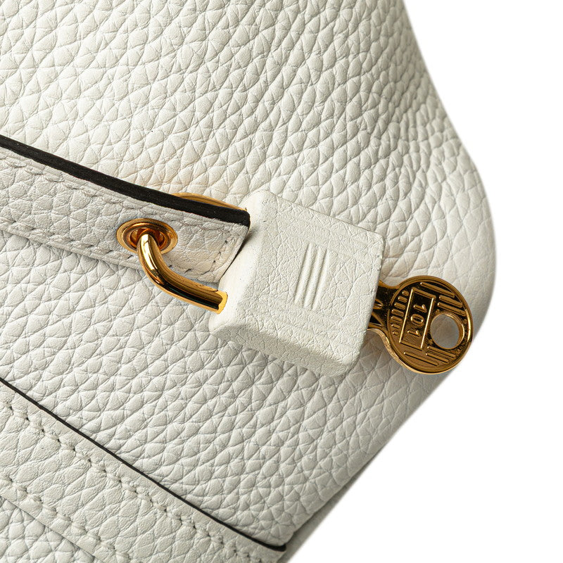 エルメス ピコタンロックPM ハンドバッグ ニューホワイト トリヨンクレマンス レディース HERMES 【中古】