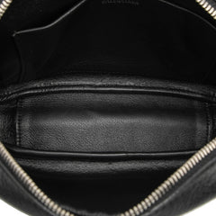 バレンシアガ エブリデイ カメラバッグ S 斜め掛け ショルダーバッグ 489812 ブラック レザー レディース BALENCIAGA 【中古】