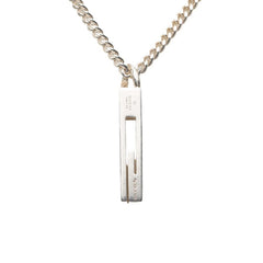 グッチ カットアウトG チェーン ペンダント ネックレス SV925 シルバー レディース GUCCI 【中古】