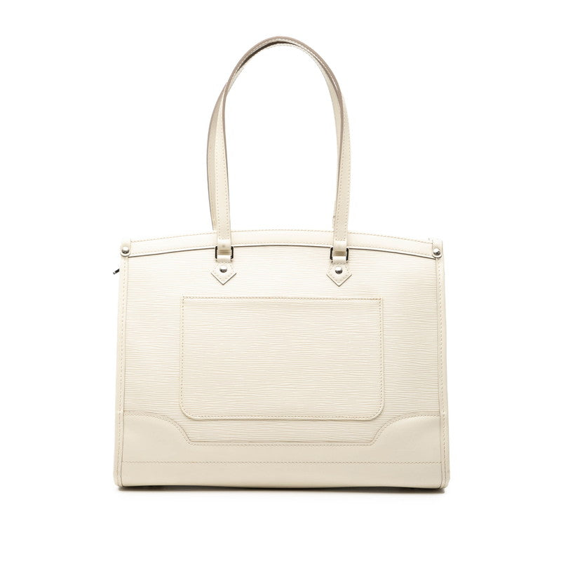 ルイ ヴィトン エピ マドレーヌGM ショルダーバッグ M5934J イヴォワール ホワイト レザー レディース LOUIS VUITTON 【中古】