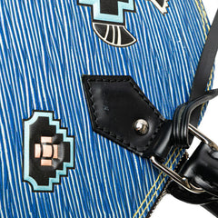 ルイ ヴィトン エピ デニム アルマPM ハンドバッグ ショルダーバッグ 2WAY M50835 ブルー ブラック マルチカラー レザー レディース LOUIS VUITTON 【中古】