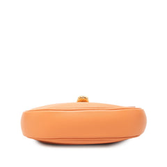 ブルガリ セルペンティ エリプス ハンドバッグ チェーン ショルダーバッグ 2WAY オレンジ レザー レディース BVLGARI 中古