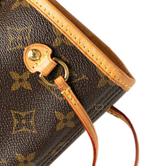 ルイ ヴィトン モノグラム ネヴァーフルPM ハンドバッグ トートバッグ M40155 ブラウン PVC レザー レディース LOUIS VUITTON 【中古】