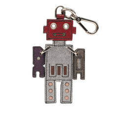 プラダ ロボット キーホルダー チャーム マルチカラー レザー メタル レディース PRADA 【中古】